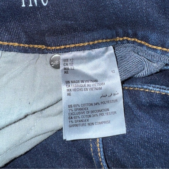 INC brand wide leg gaucho cropped style jeans. Size 12. VGUC - Picture 8 of 12